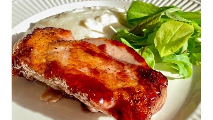 鶏モモ肉のステーキ/ブランチカフェメイン料理